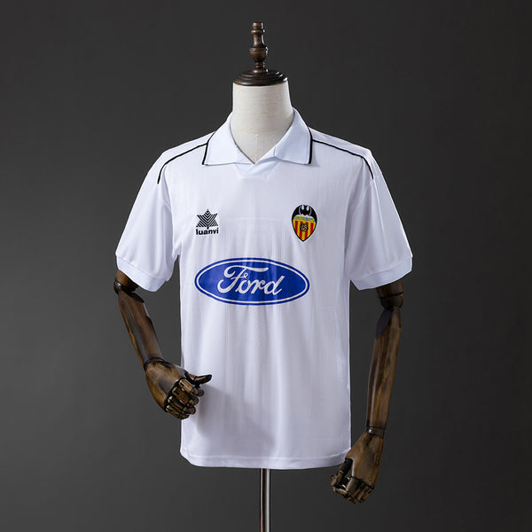 Valencia Jersey 1996-97 Home Retro Football Kit