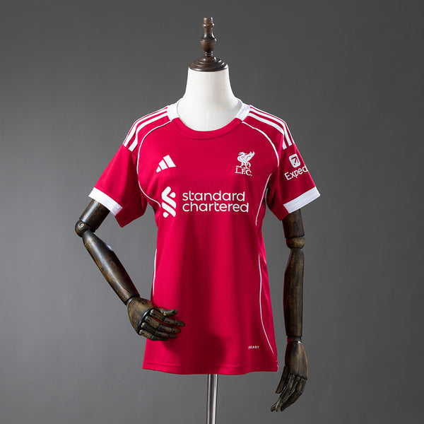 Women Liver Jersey 25/26 Home Football Kit Soccer Jersey