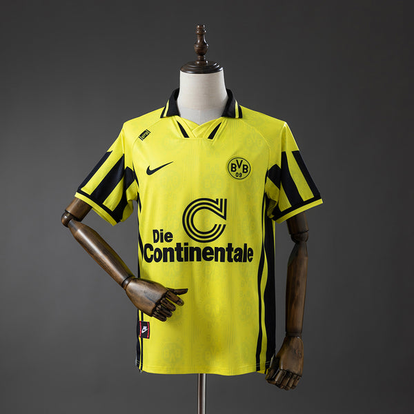 Dortmund Home Jersey 1996-97 Retro Football Kit Soccer Jersey