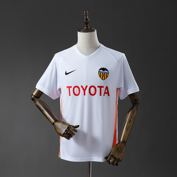 Valencia Jersey 2006-07 Home Retro Football Kit