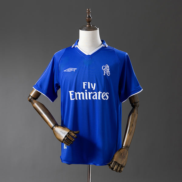 Chelsea Jersey 2001-03 Home Retro Football Kit
