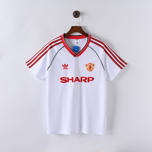 Retro Man United Jersey 1988-90 Away Football Kit Soccer Jersey