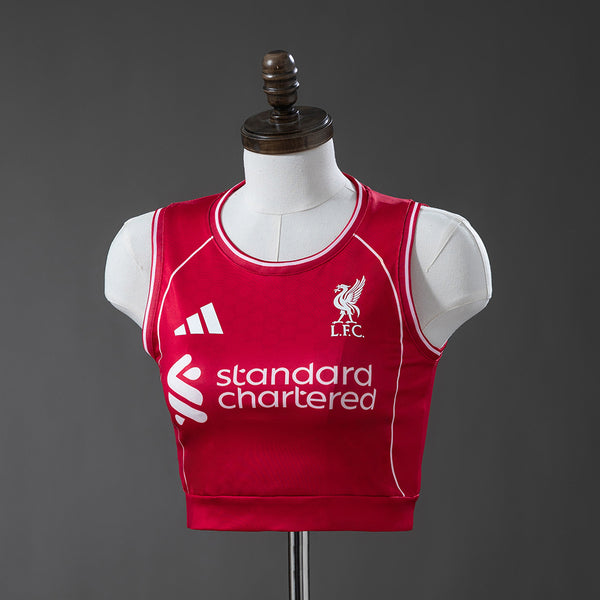 Women Liver Home Vest 25/26 Football Kit Soccer Shirt