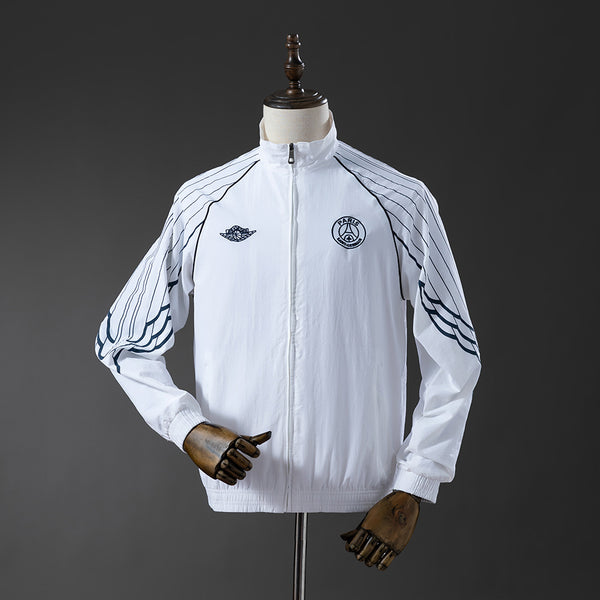 PSG Windbreaker 2025/26 White Football Kit