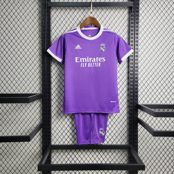 Retro Real Madrid Away kit 16/17 Kids Football Jersey