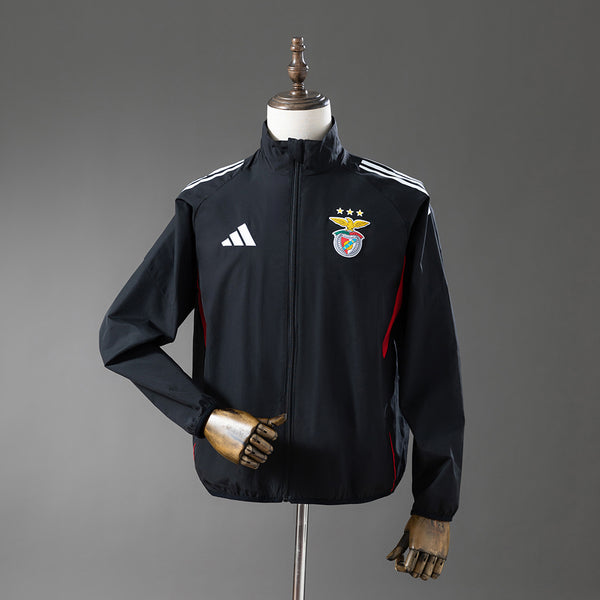 Benfica Windbreaker 1992-93 Black Football Jacket