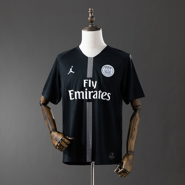 PSG Jersey 2018-19 Black Retro Football Kit
