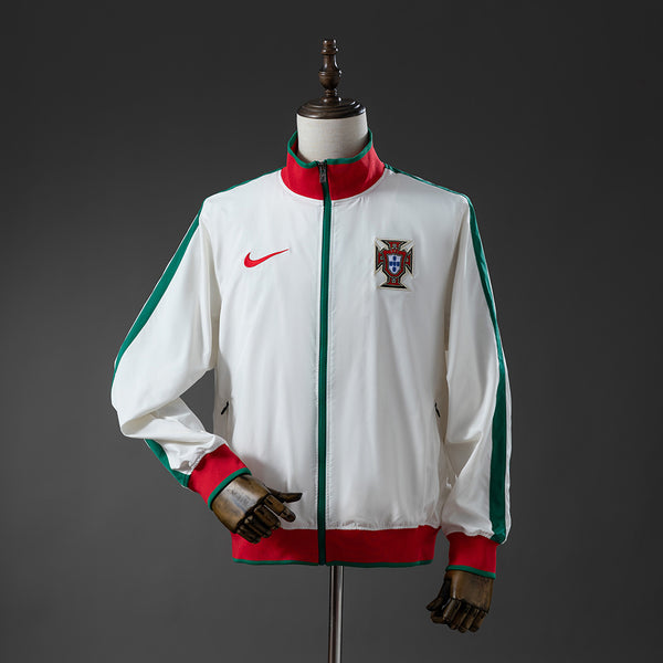 Portugal Windbreaker 2010 White Football Soccer Jacket