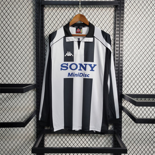 JUV Jersey 97/98 Long Sleeve history retro Football Kits Custom Name 1997 1998 Soccer Sport Shirt
