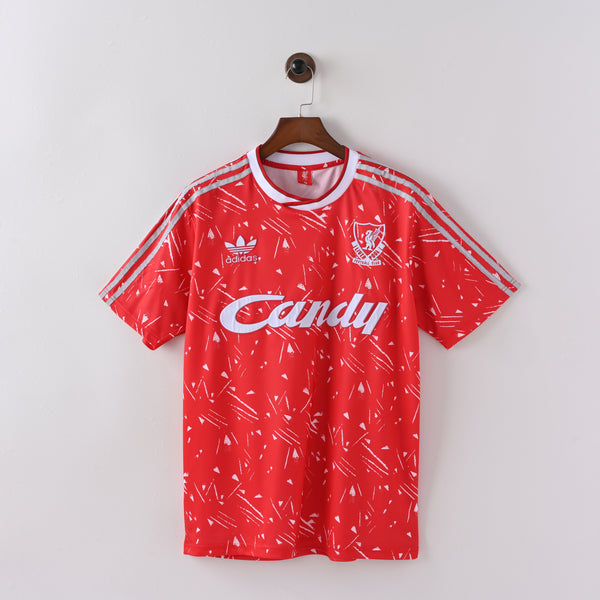 Retro Liver Home Jersey 1989-91 Football Kit Soccer shirt