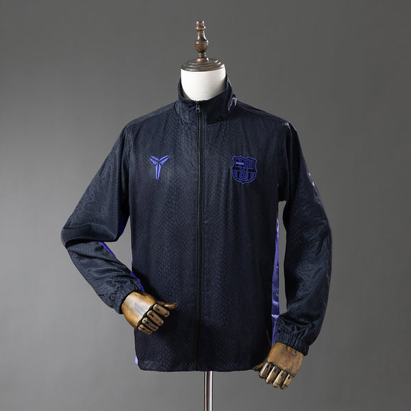 Barcelona Windbreaker 2025/26 Black Football Kit