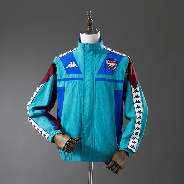 Arsenal Windbreaker 2025/26 Green Football Kit