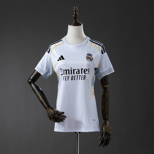 Women Real Madrid Home Jersey 25/26 Football Kit Soccer Jersey