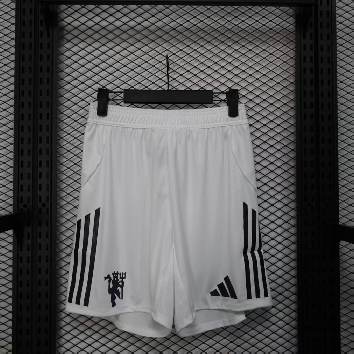 Player Version Man United Shorts 25/26 White Football Kit Soccer Shorts