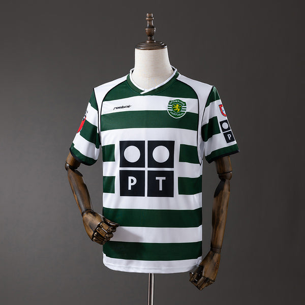 Sporting CP Jersey 2001/03 Home Retro Football Kit
